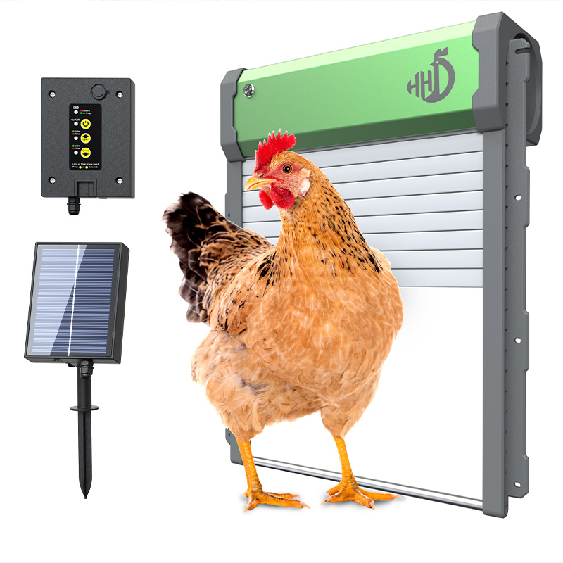 Automatic Chicken Door Opener Solar - WONEGGスマートアプリ自動鶏小屋開閉ドアソーラー