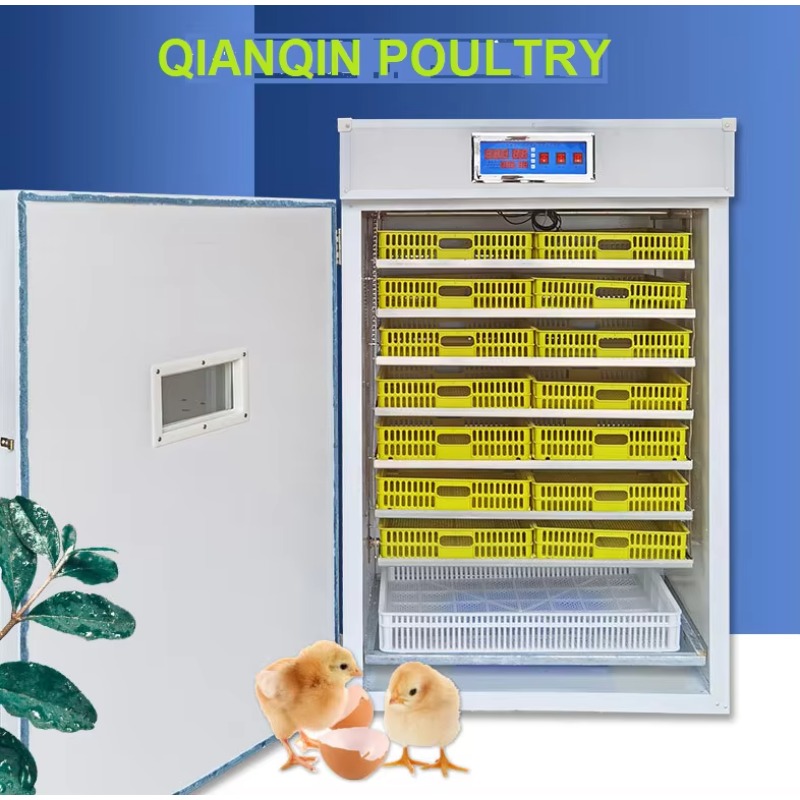 Poultry Incubator 96 Eggs - 20/24/36/56/96/112個の卵に対応した全自動鶏卵孵卵器「Qianqin」