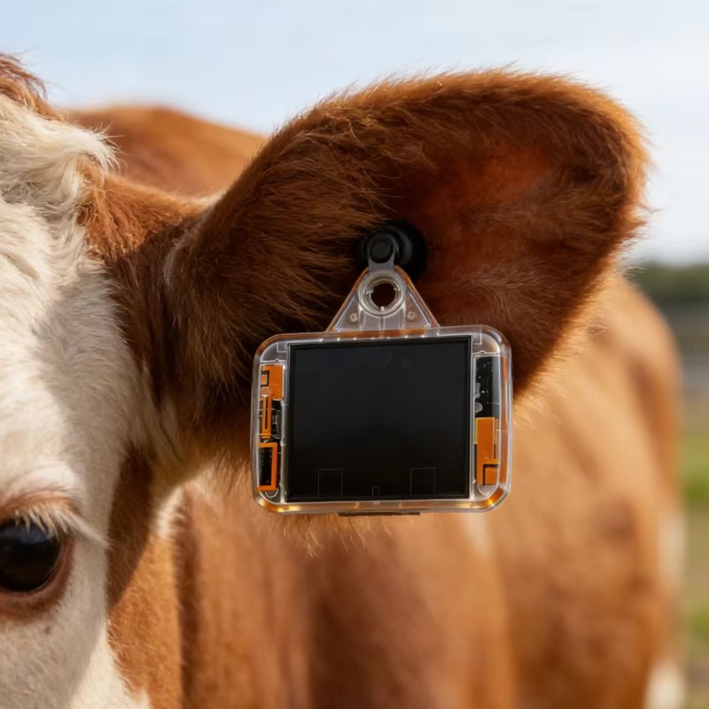 Livestock Ear Tag Gps Tracker - 防水ソーラー式GPS耳タグトラッカー（家畜農場用）