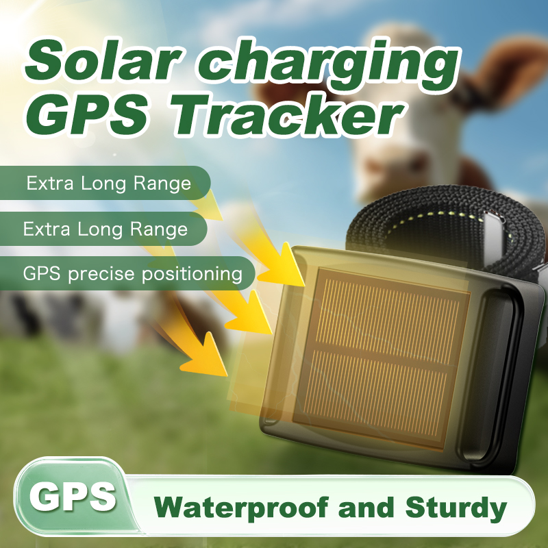 Animal Gps Tracker 4G Solar - 20000mAhソーラーGPSトラッカー 4G 牧場・農場・猟犬・馬・牛・動物用 紛失防止位置特定アプリ GPS追跡装置 防水IP6