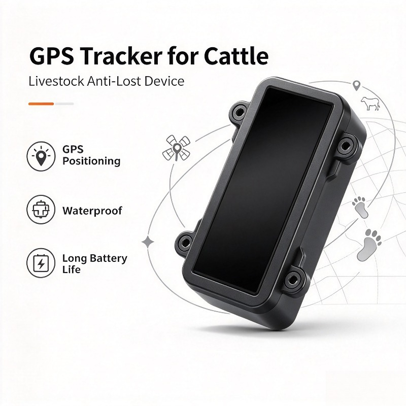 Gps Tracker Cattle Collar - GPS・北斗衛星追跡システム。牛や羊などの家畜の牧草地での追跡、紛失防止に。