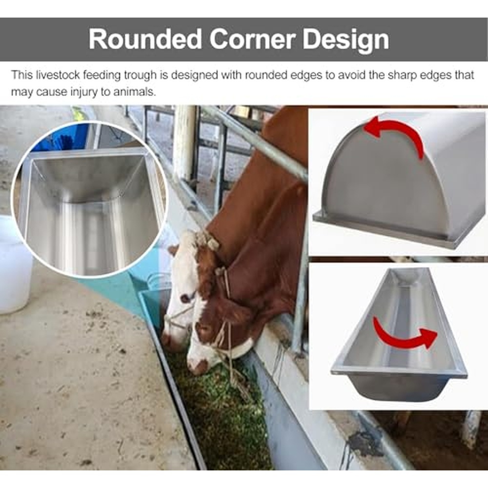 頑丈な亜鉛メッキ加工の給水槽（15/20/30ガロン）。自動 - Livestock Water Trough Float Valve のレビューと価格