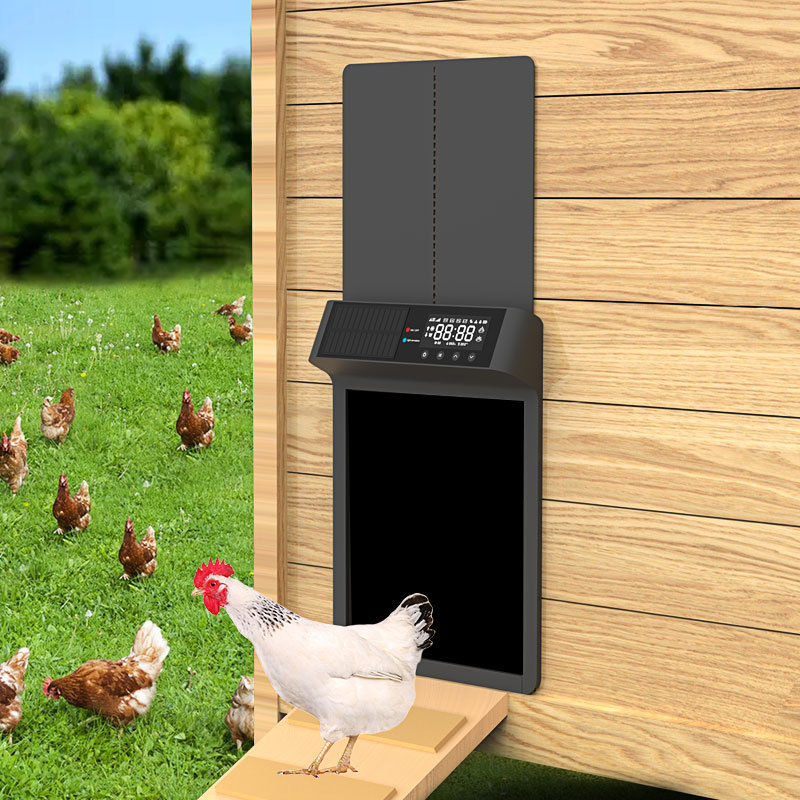 ソーラー式鶏小屋ドア開閉装置 自動鶏小屋フェンスドアタイマー - Automatic Chicken Door Opener Solar のレビューと価格