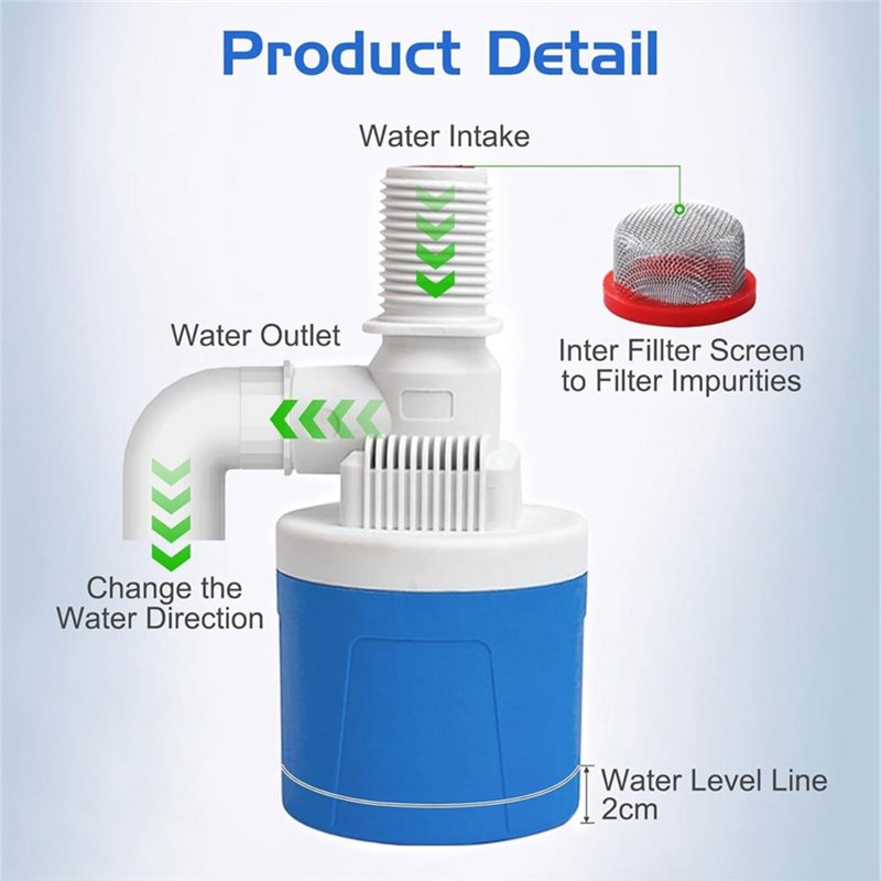 DT17 トップインレット 3/4インチ ウォーターフロート - Livestock Water Trough Float Valve のレビューと価格