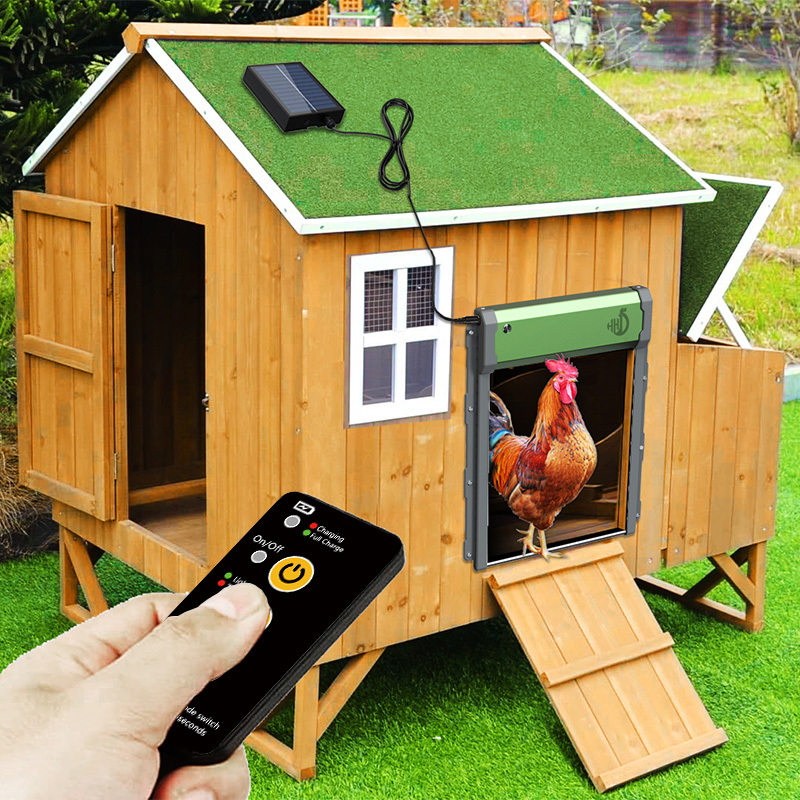 WONEGGスマートアプリ自動鶏小屋開閉ドアソーラー - Automatic Chicken Door Opener Solar のレビューと価格