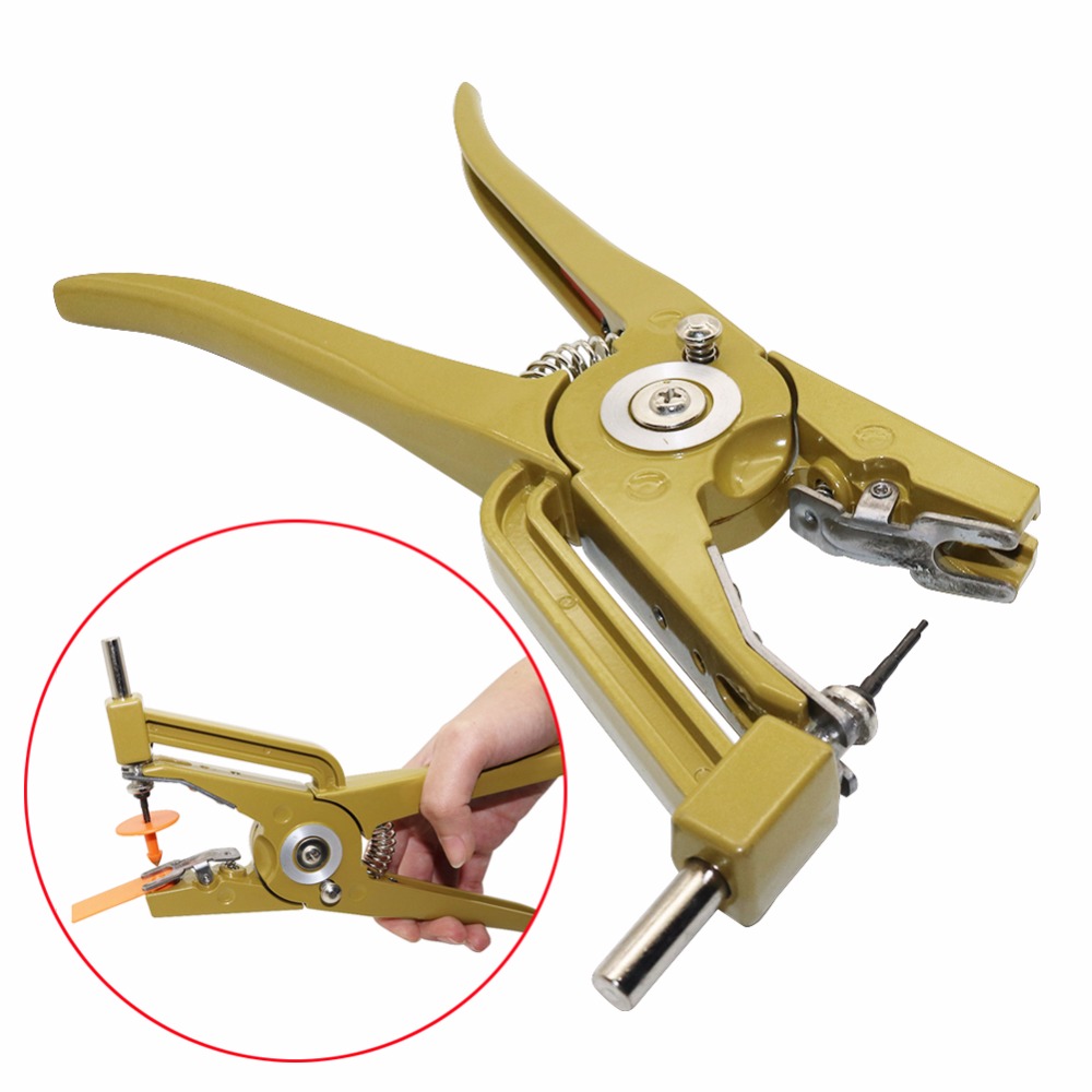 豚 牛 羊 耳タグ プライヤー 実用的 金属製 ヤギ 耳タグ - Cattle Ear Tag Applicator のレビューと価格