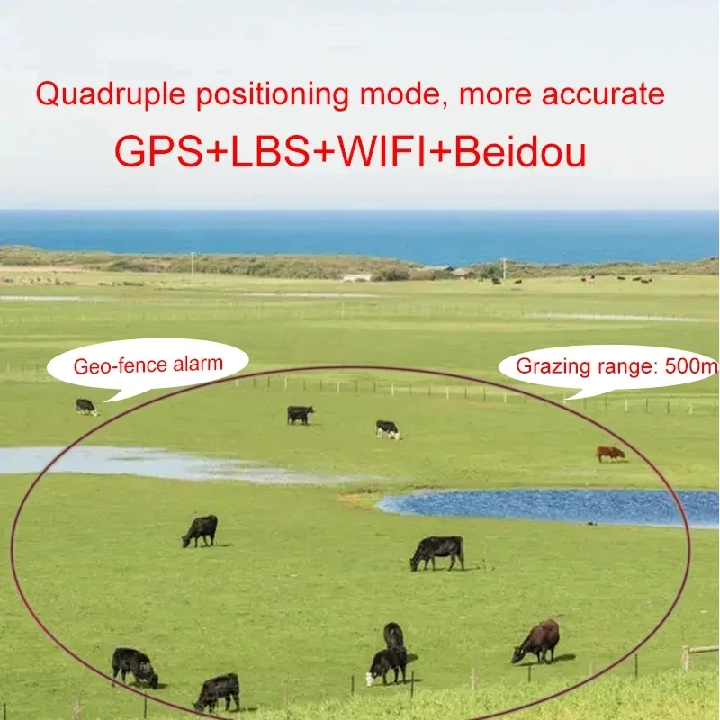4Gソーラー牛リアルタイムロケーター、スマートトラッカーGP - Animal Gps Tracker 4G Solar のレビューと価格