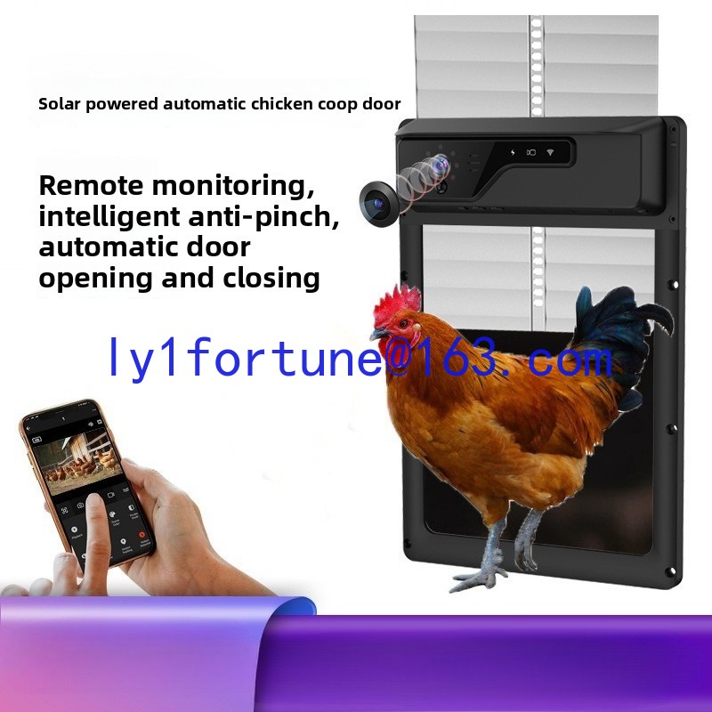 自動鶏小屋ドアオープナー、ソーラーカメラ付きリモコン、ペット - Automatic Chicken Door Opener Solar のレビューと価格