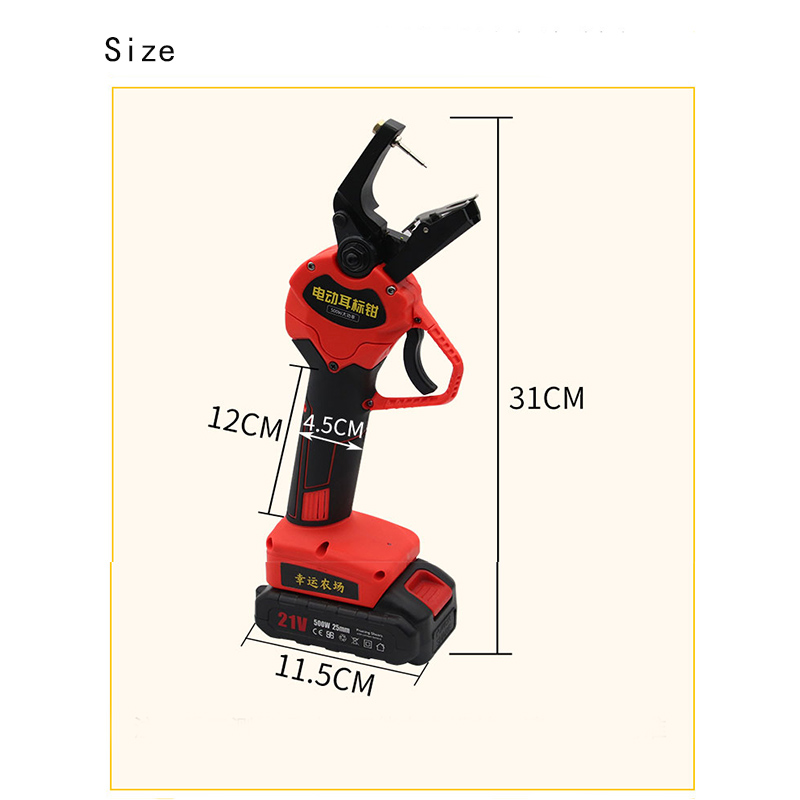 豚、牛、羊用の自動電動耳標プライヤー、家畜耳標装着器 - Cattle Ear Tag Applicator のレビューと価格