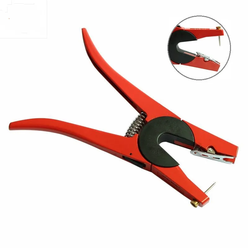 新しい実用的な牛畜産金属製ヤギ耳タグ動物用ツールプライヤーフ - Cattle Ear Tag Applicator のレビューと価格