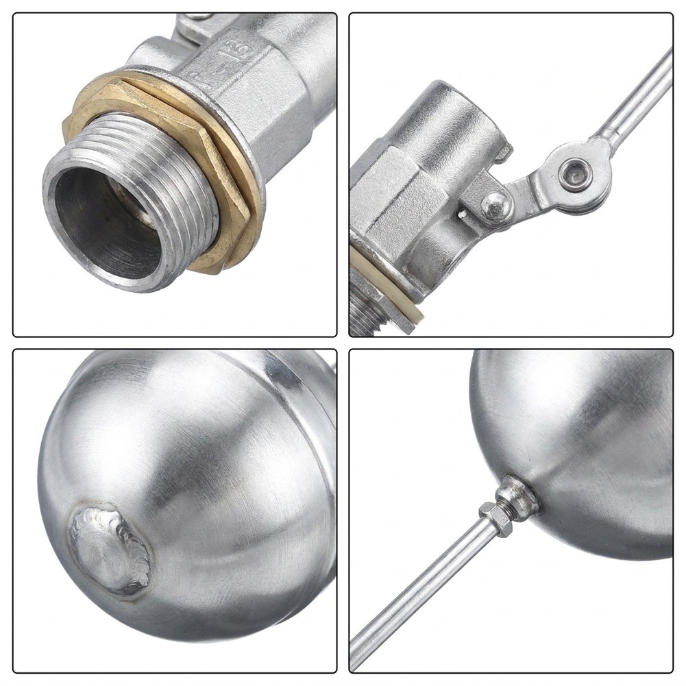 ステンレス製3/4NPTフロートバルブ、自動水位制御装置。家 - Livestock Water Trough Float Valve のレビューと価格
