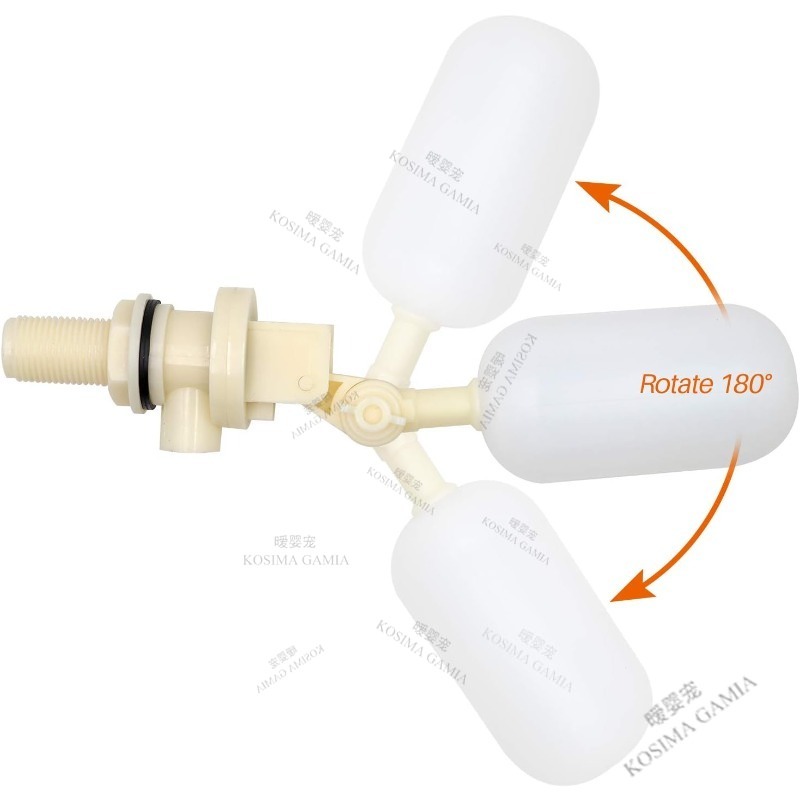 農場家畜用1/2インチ牛用フロートバルブ自動給水ボウル馬山羊 - Livestock Water Trough Float Valve のレビューと価格