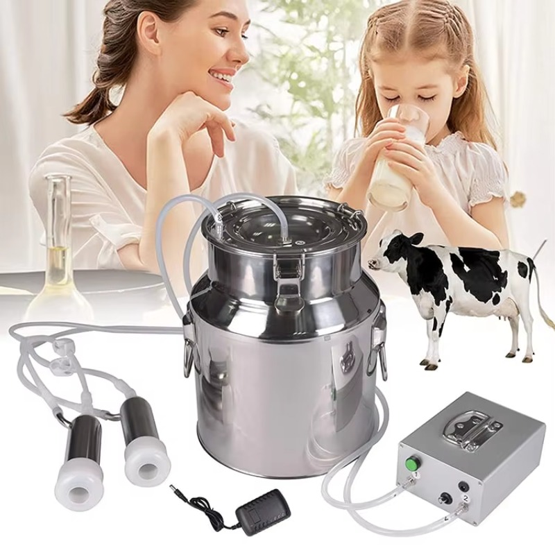 高生産性・長寿命を実現した、自動式14Lステンレス製シングル - Goat Milking Machine Portable のレビューと価格
