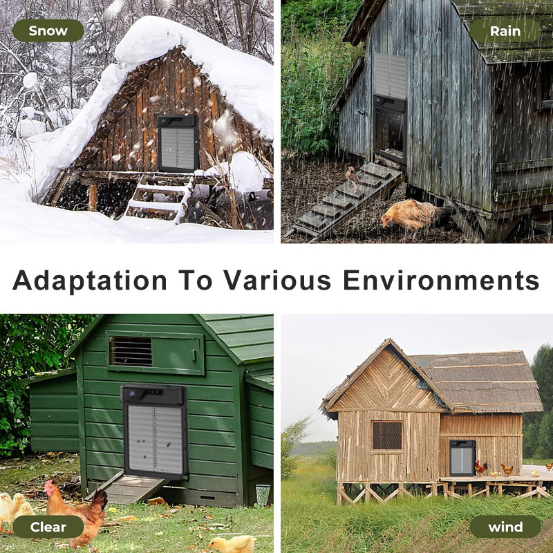 IP65防水ソーラー式自動鶏小屋ドアオープナー（タイマーとカ - Automatic Chicken Door Opener Solar のレビューと価格