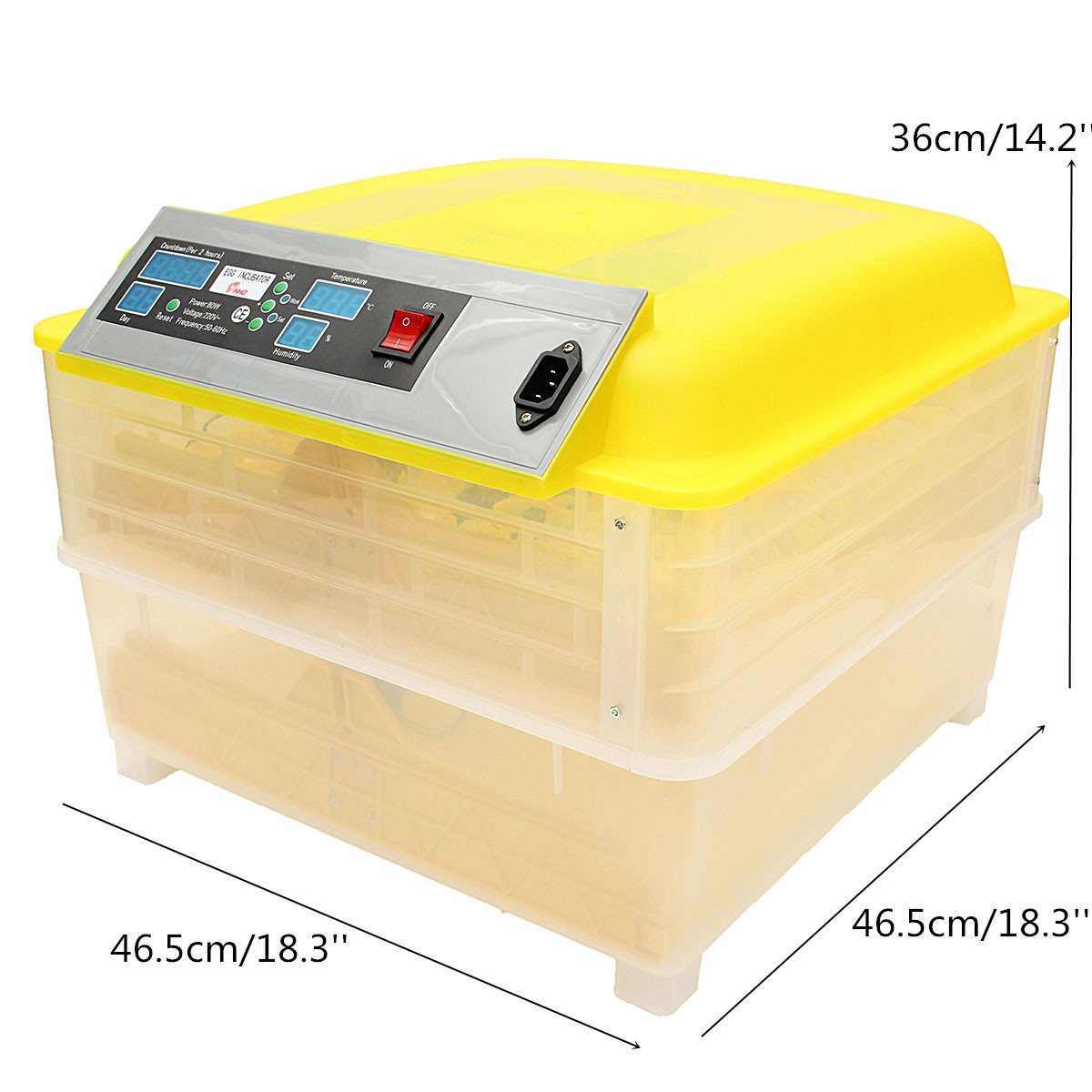 デジタル卵インキュベーター,家禽インキュベーター,鶏肉,孵化 - Poultry Incubator 96 Eggs のレビューと価格
