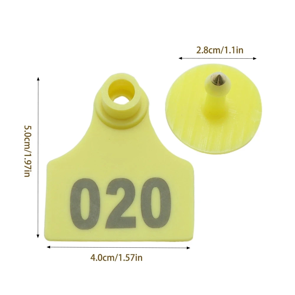 100個入り 銅製ヘッド レーザー刻印 耳標ラベル 豚/羊用 - Cattle Ear Tag Applicator のレビューと価格