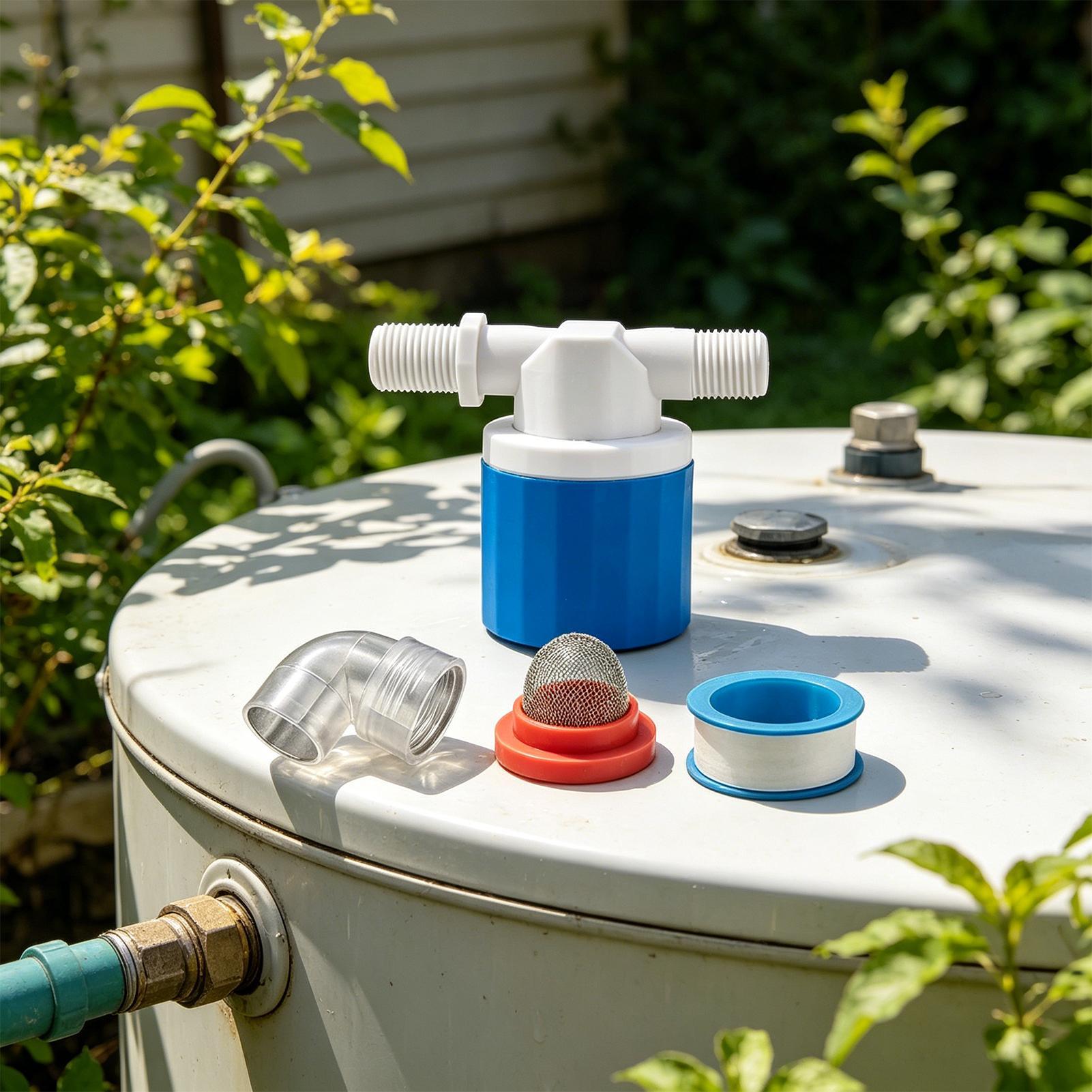 水槽フロートバルブ簡単設置ホームメンテナンス部品バッファタン - Livestock Water Trough Float Valve のレビューと価格