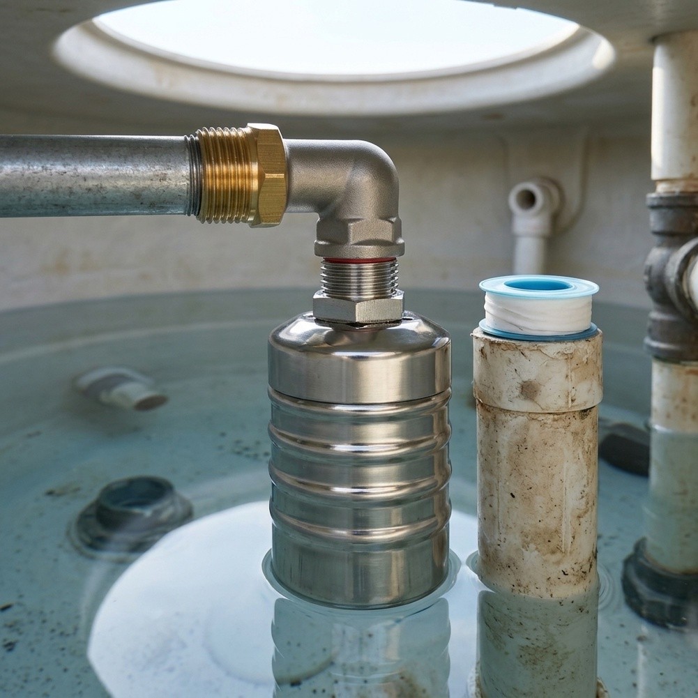 家畜用給水槽用自動水位制御装置、アクアポニックス用フロートバ - Livestock Water Trough Float Valve のレビューと価格