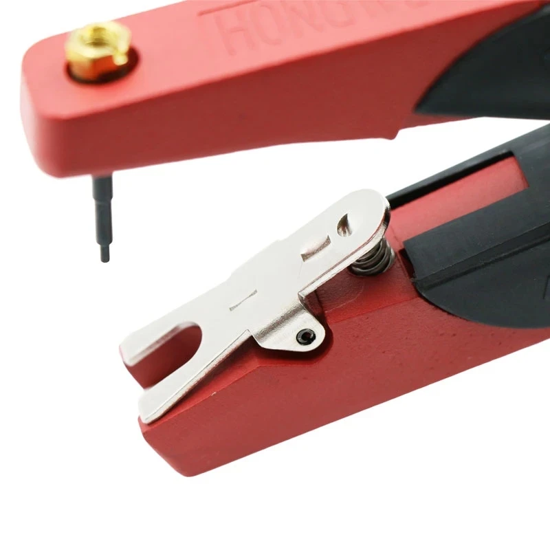 1個 動物耳標銃 赤色合金素材 羊、ヤギ、豚、牛、ウサギ用  - Cattle Ear Tag Applicator のレビューと価格