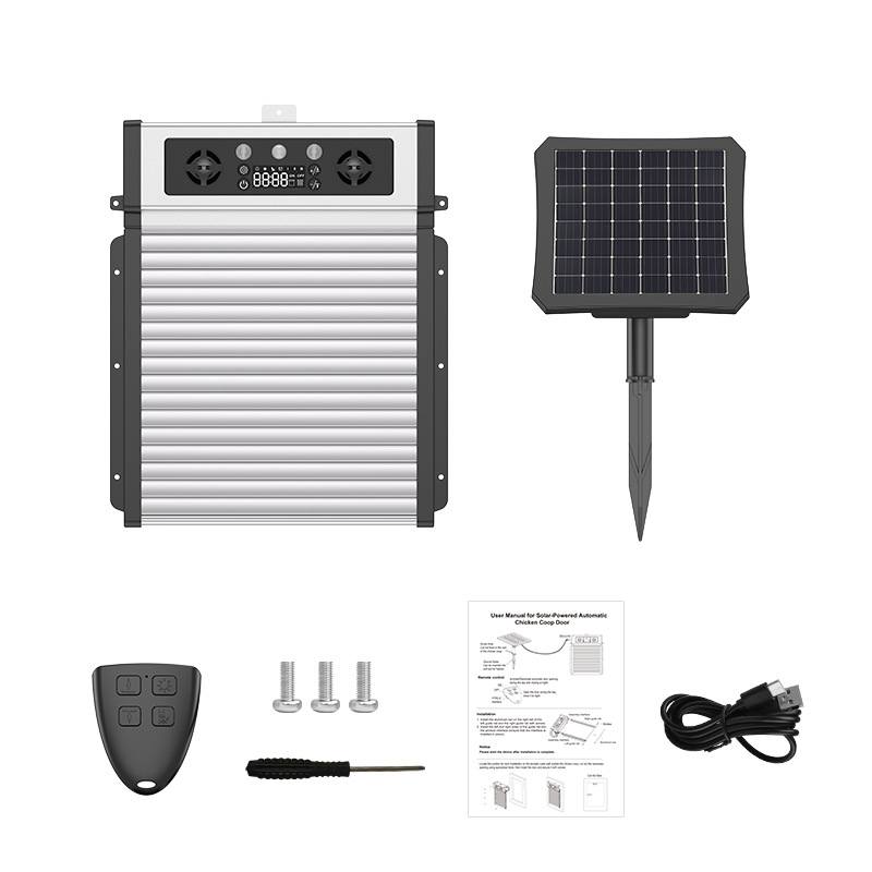 ソーラー式鶏小屋ドア、自動開閉装置、リモコン操作、スマート家 - Automatic Chicken Door Opener Solar のレビューと価格