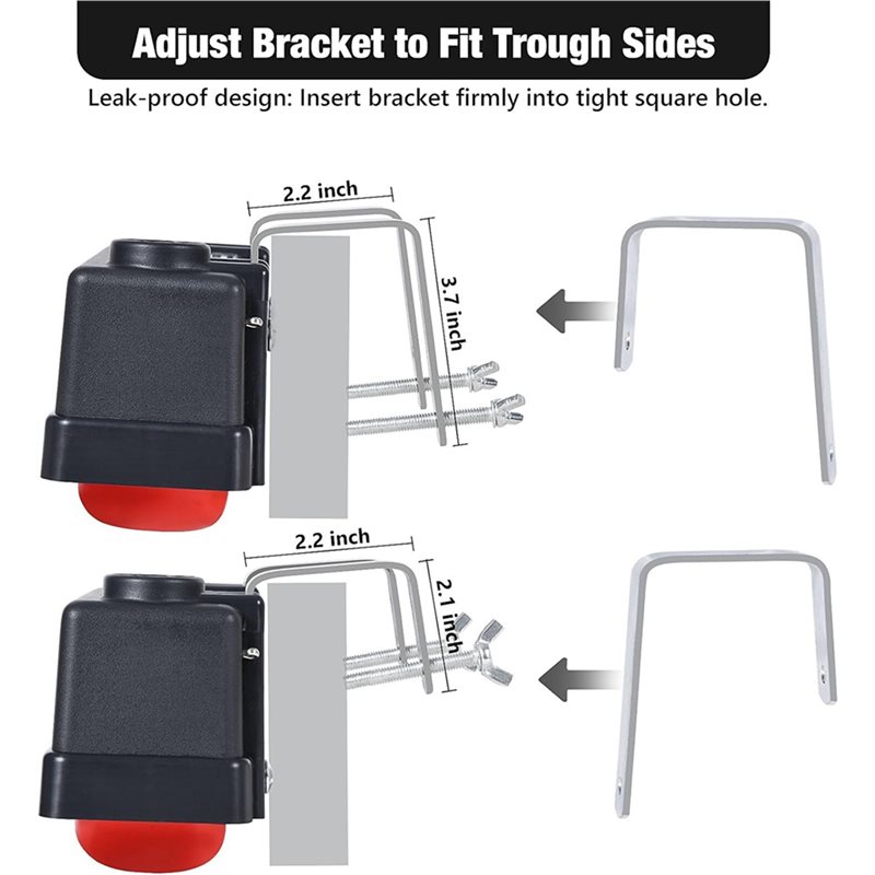 J1UL1N 2X 水槽用フロートバルブ、家畜（馬、牛、ヤギ - Livestock Water Trough Float Valve のレビューと価格