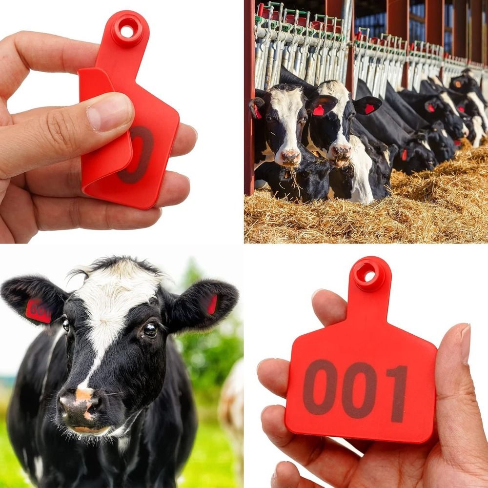 100枚入り 001-100番号 牛耳タグカード 識別用農場 - Cattle Ear Tag Applicator のレビューと価格