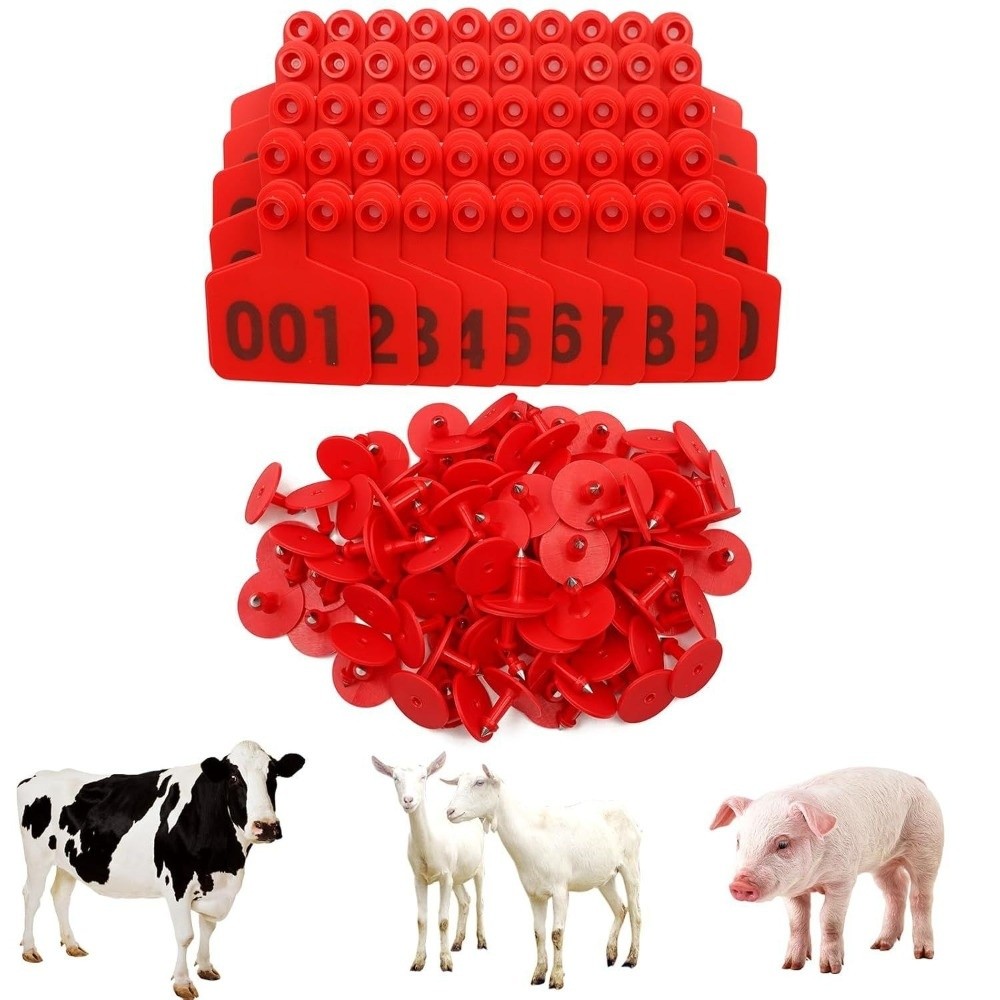 100枚入り 001-100番号 牛耳タグカード 識別用農場 - Cattle Ear Tag Applicator のレビューと価格