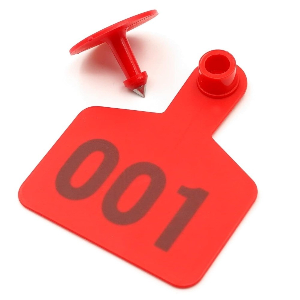 100枚入り 001-100番号 牛耳タグカード 識別用農場 - Cattle Ear Tag Applicator のレビューと価格