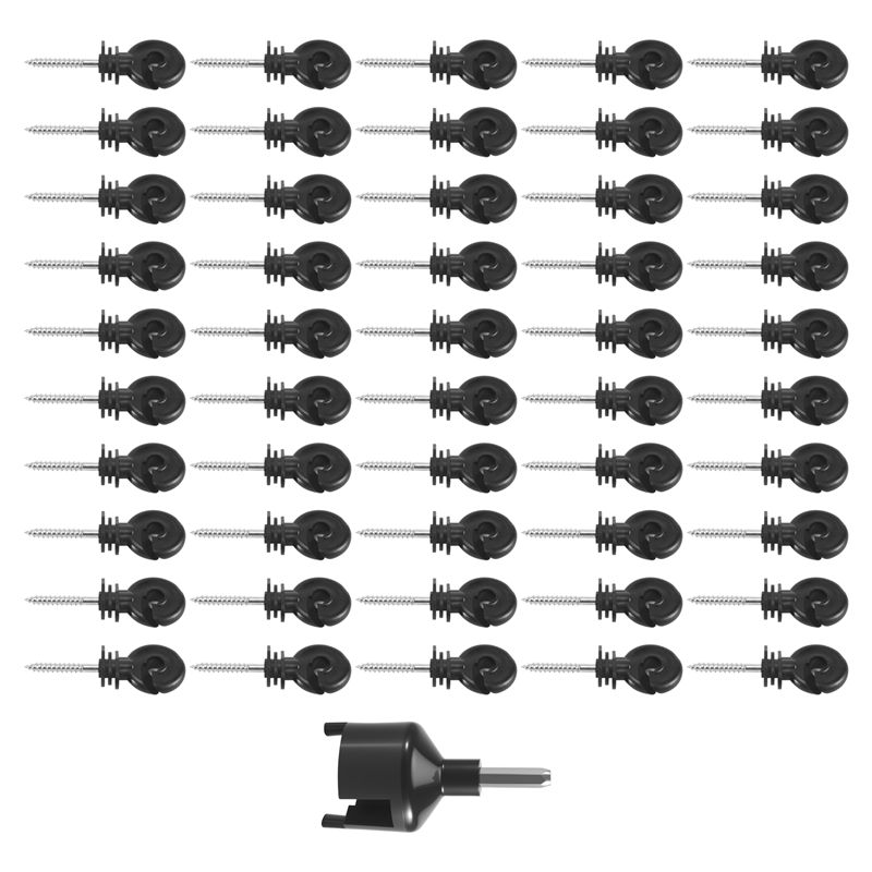 HRBAJ製 電気柵用絶縁体、柵リング、木製支柱用絶縁体、絶 - Electric Fence Insulator Post のレビューと価格