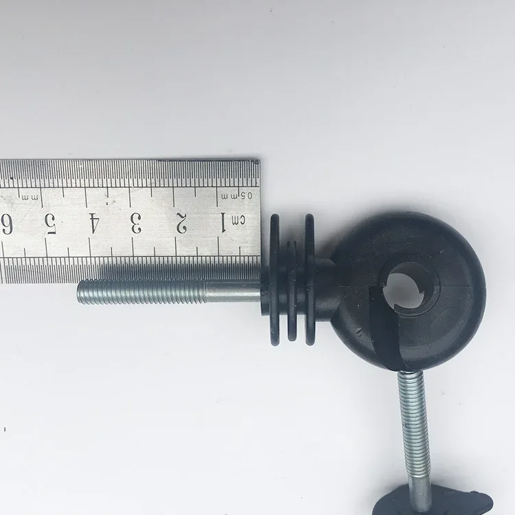 電気柵用絶縁体50個入り。ねじ込み式で、支柱に取り付けやすく - Electric Fence Insulator Post のレビューと価格