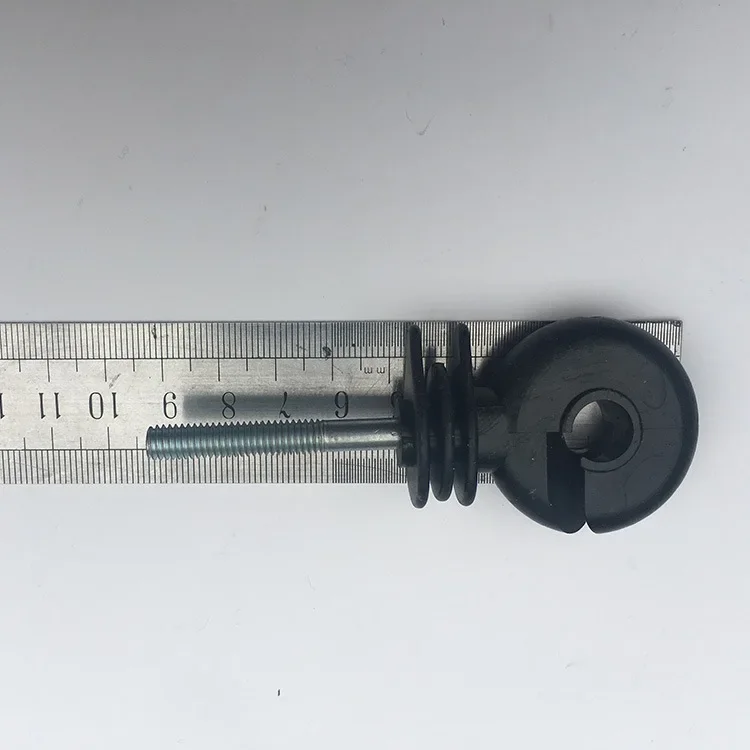 電気柵用絶縁体50個入り。ねじ込み式で、支柱に取り付けやすく - Electric Fence Insulator Post のレビューと価格