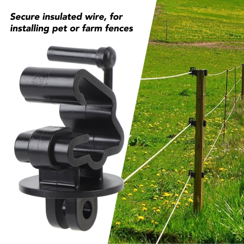 25個入り T型支柱絶縁体 電気柵ピンロック絶縁体 ワイヤー - Electric Fence Insulator Post のレビューと価格