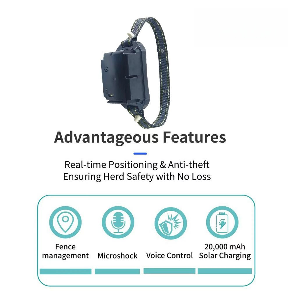 音声警告付き動物追跡装置 4G 牛羊用ロケーターカラー 動物 - Gps Tracker Cattle Collar のレビューと価格