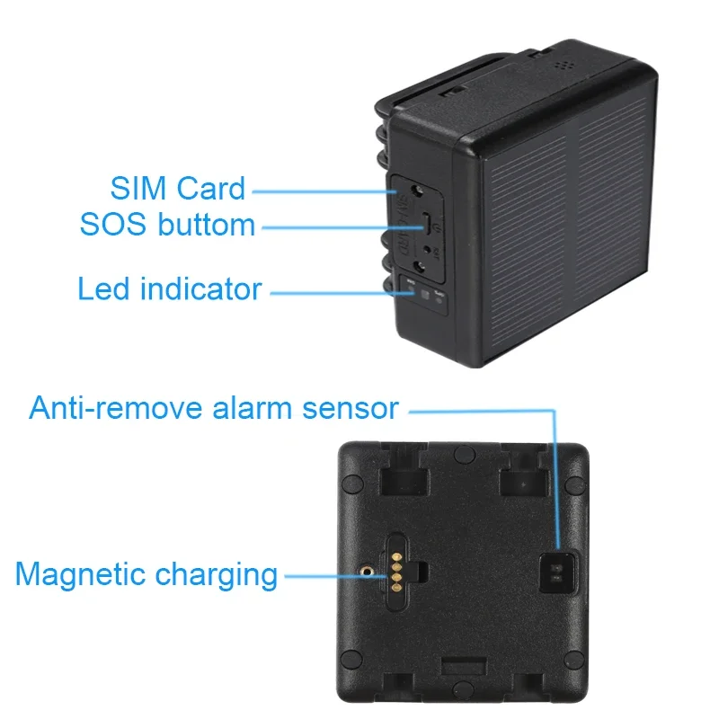 RF-V26 2GソーラーGPSトラッカー、ペット、羊、牛、 - Animal Gps Tracker 4G Solar のレビューと価格