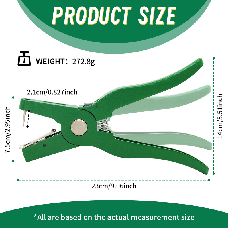 耳標プライヤー 家畜動物用耳標アプリケーター 交換用ピン5本 - Cattle Ear Tag Applicator のレビューと価格