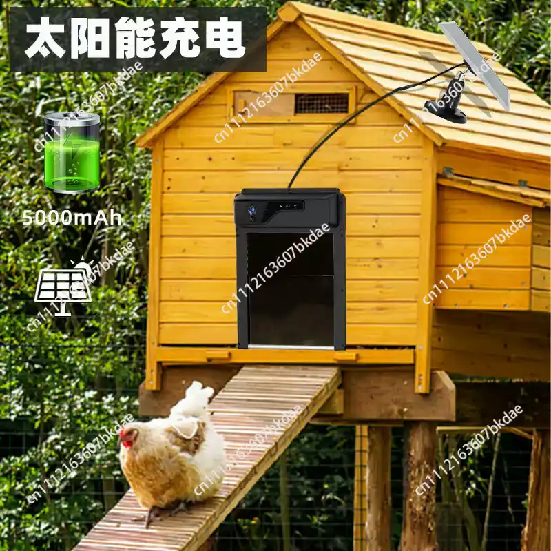 太陽光発電式の自動リモコン操作式鶏舎ドア開閉装置（カメラ付き - Automatic Chicken Door Opener Solar のレビューと価格