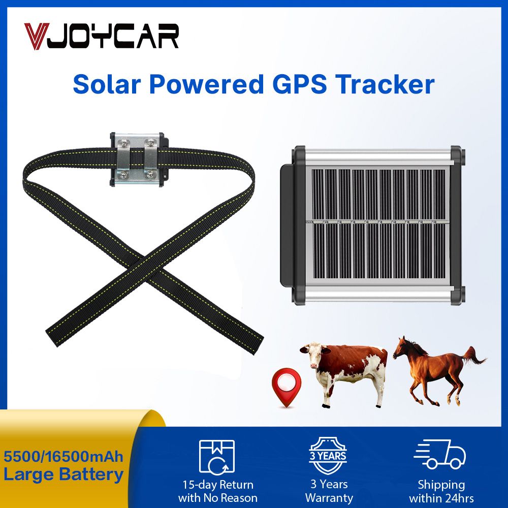 Vjoycar-心拍数モニター付きソーラーパネル,大容量バッ - Gps Tracker Cattle Collar のレビューと価格