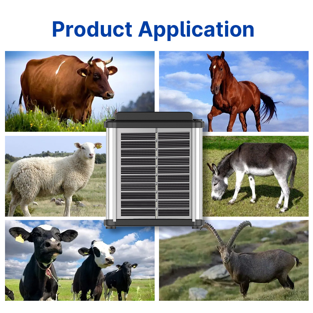 Vjoycar-心拍数モニター付きソーラーパネル,大容量バッ - Gps Tracker Cattle Collar のレビューと価格