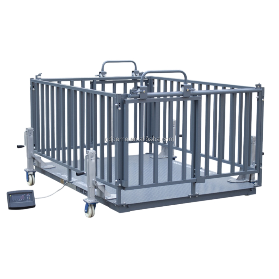 柵付き家畜計量スケール、2x3mデジタル牛豚計量スケール（安 - Cattle Weighing Scale Digital のレビューと価格