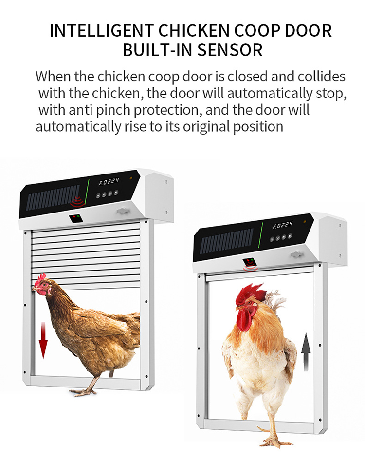 自動鶏小屋ドアオープナー、ソーラー式ローリングドア、アプリ遠 - Automatic Chicken Door Opener Solar のレビューと価格