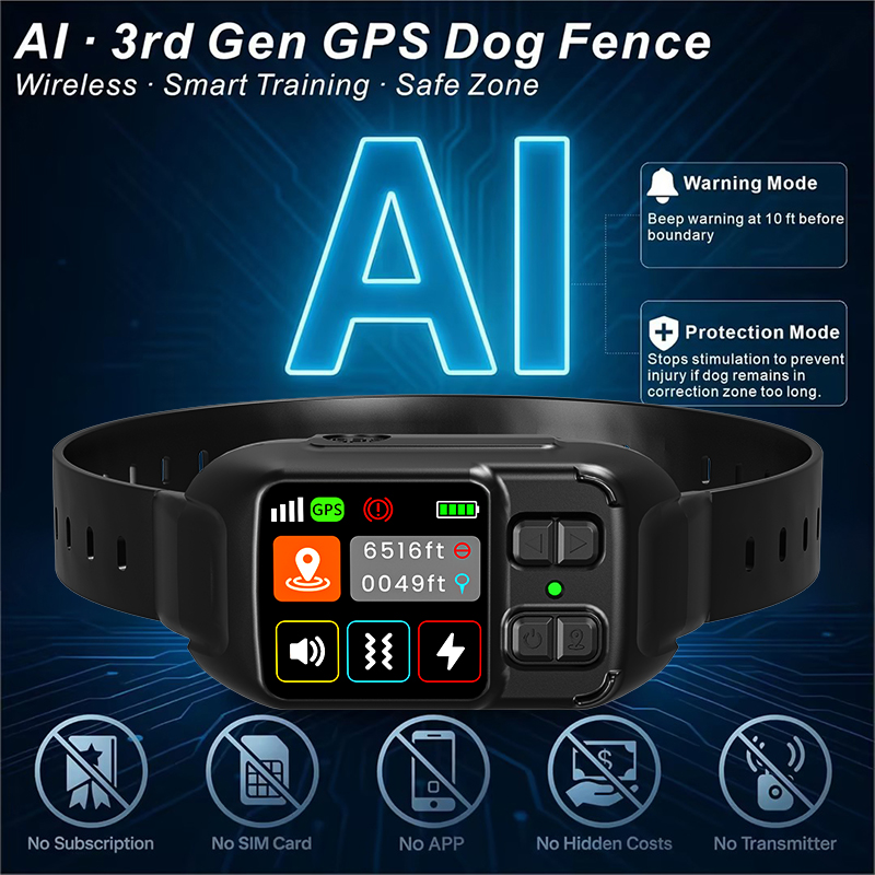 GPSワイヤレス犬用フェンシングシステム - GPS電気衛星 - Gps Tracker Cattle Collar のレビューと価格