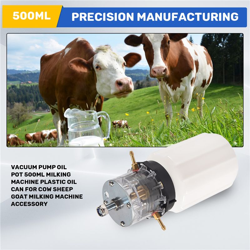 AT84-真空ポンプオイルポット 500ml 搾乳機用プラス - Goat Milking Machine Portable のレビューと価格
