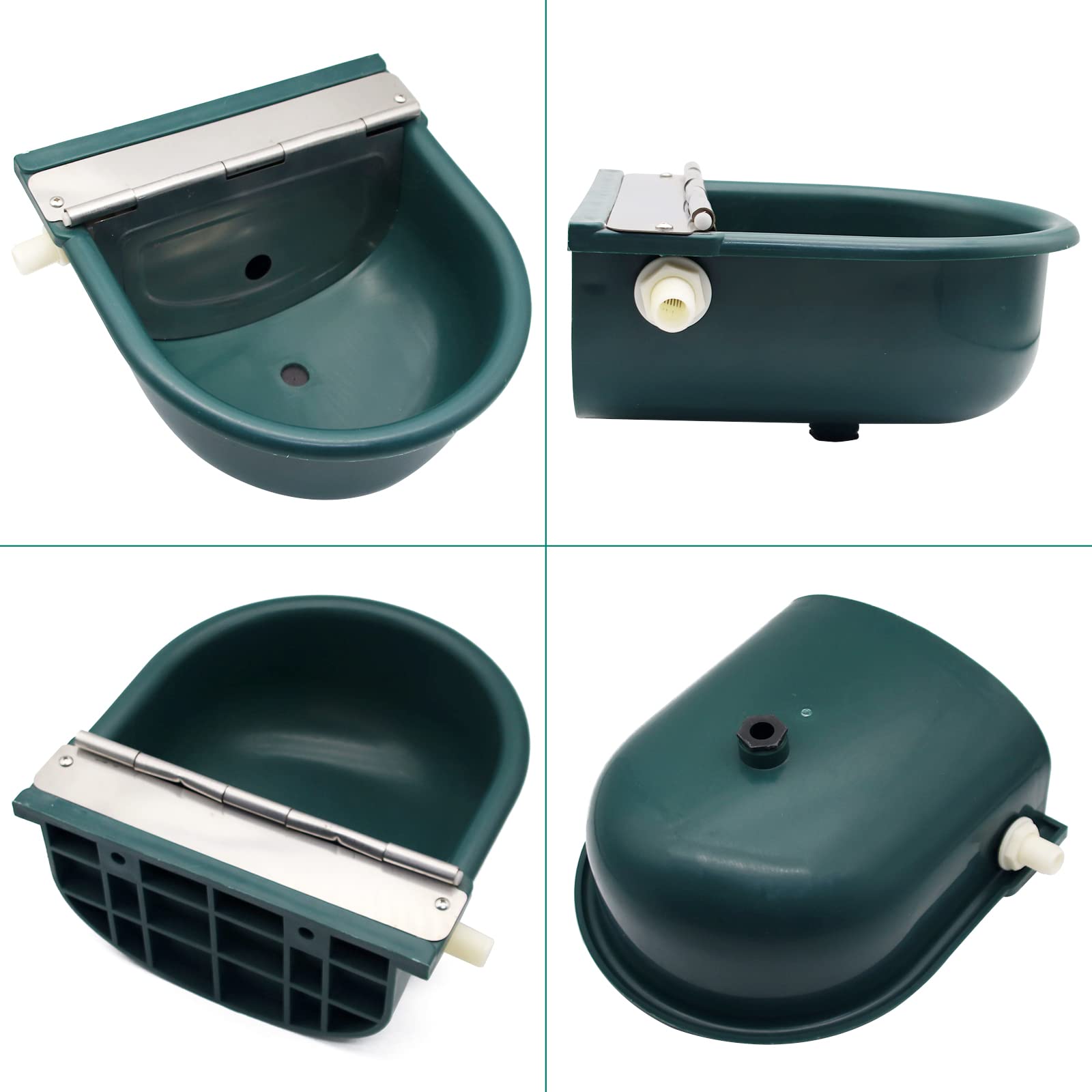 自動給水器 プラスチック製家畜用給水器 フロートバルブ付き  - Livestock Water Trough Float Valve のレビューと価格