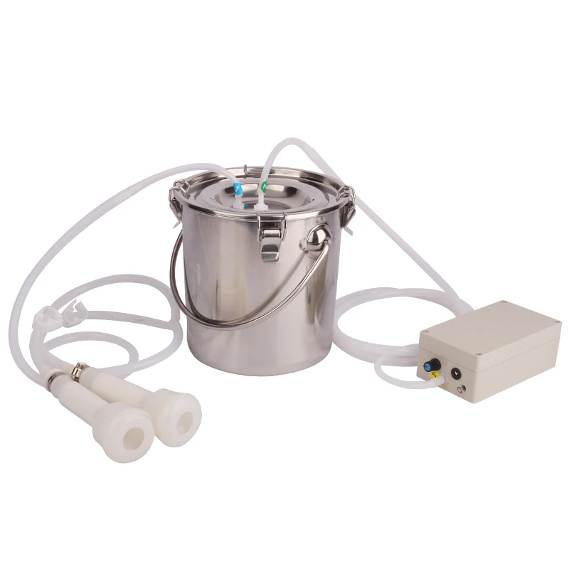 電動で速度調整可能な牛乳搾乳機。ステンレス製で、持ち運びが簡 - Goat Milking Machine Portable のレビューと価格