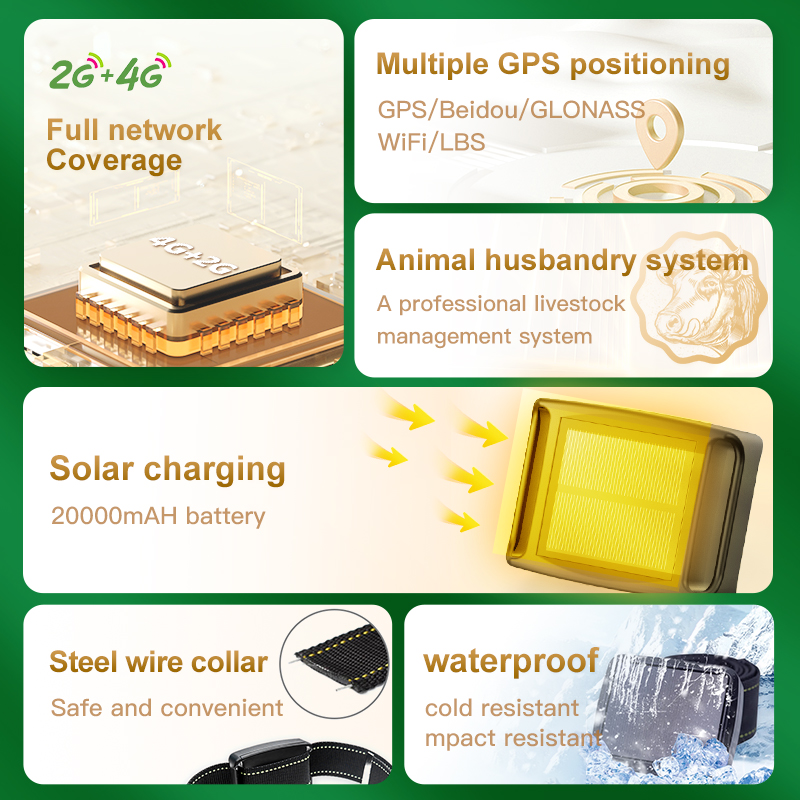 20000mAhソーラーGPSトラッカー 4G 牧場・農場・ - Animal Gps Tracker 4G Solar のレビューと価格